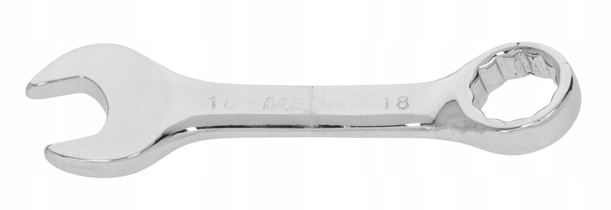 Korte Ring-Steeksleutel 18mm - Duurzaam CrV Staal