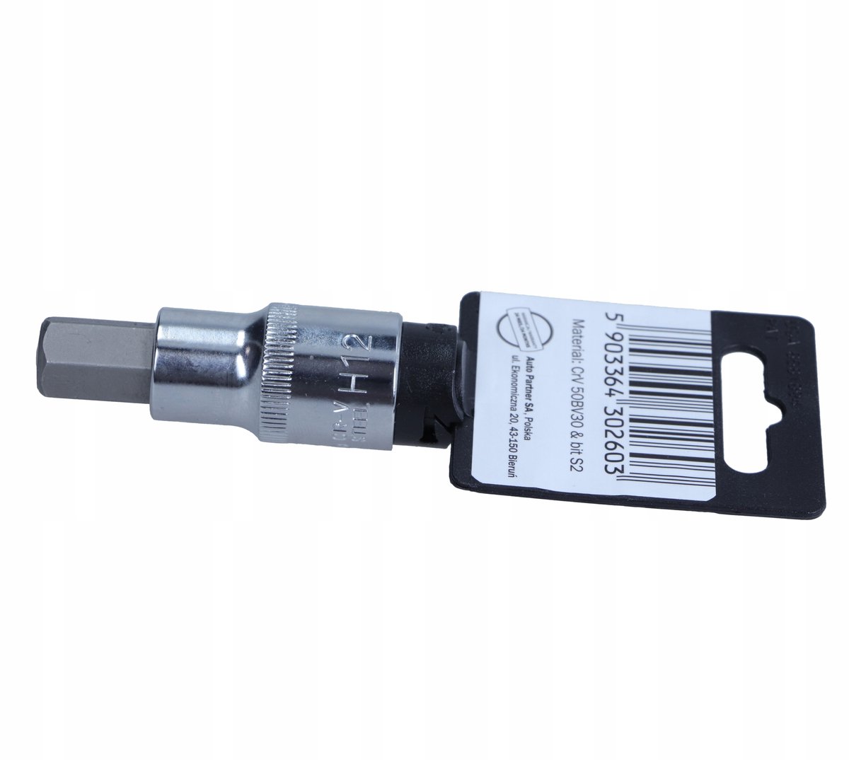ROOKS Inbus Bit Sleutel 1/2" HEX 12mm, 55mm CrV50BV30/S2