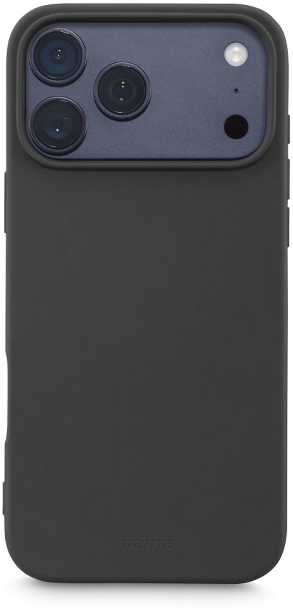 Hama hoesje geschikt voor Iphone 17 Pro Max - Fantastic Feel cover - Zwart