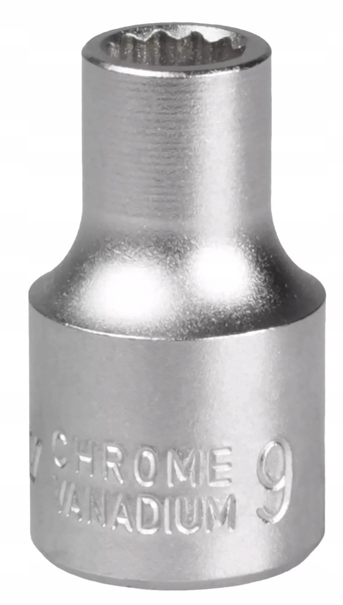 MJW 12-kant Dopstuk 1/2" 9mm - Hoge Kwaliteit CrV Staal