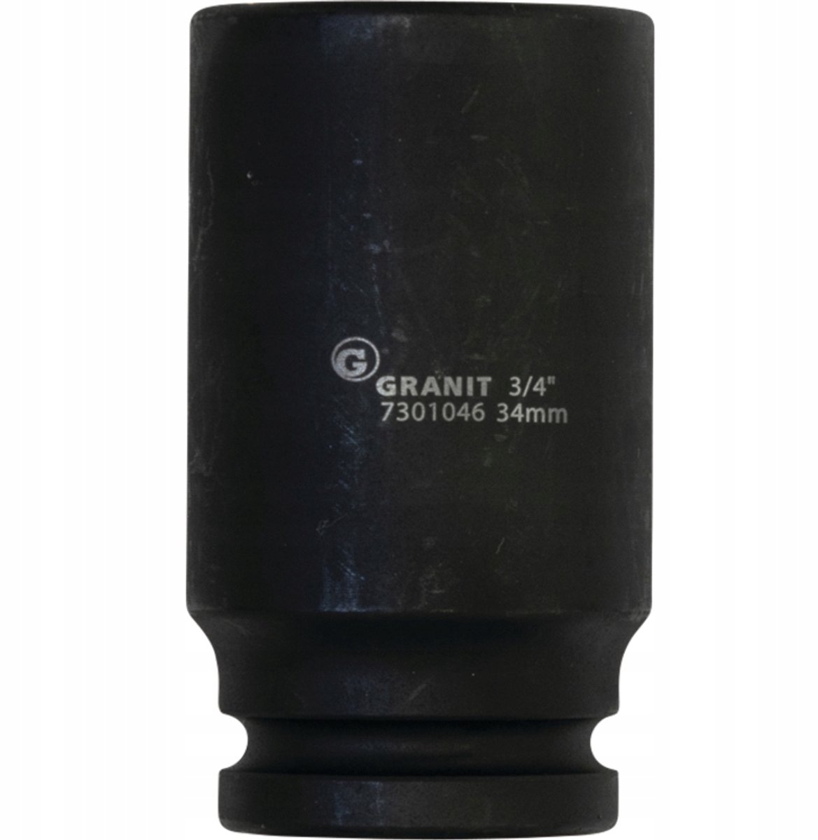 Hamerset 3/4" 34mm Zeskant Lang - Granit Black Edition