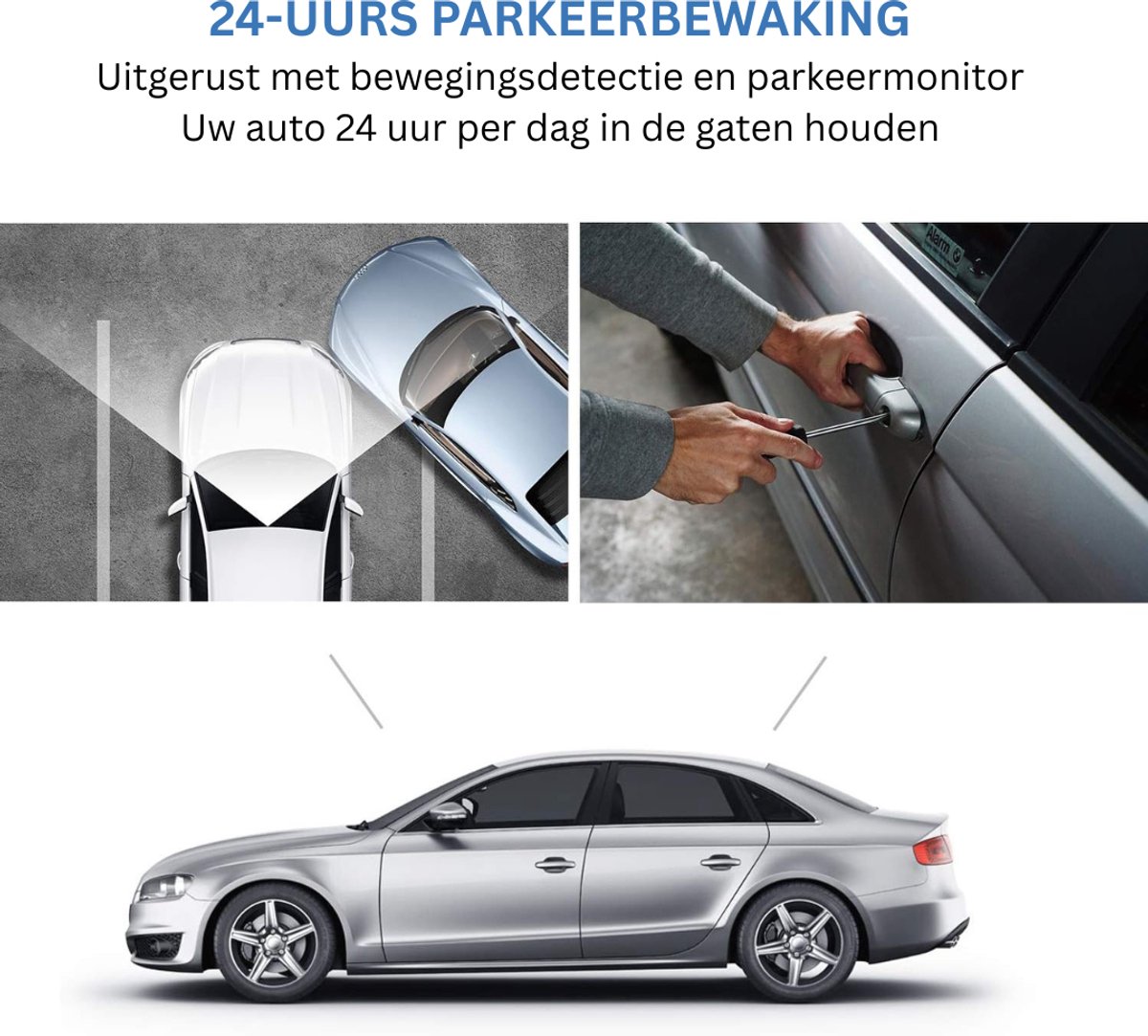 DailySupplies® Dashcam voor Auto - Dual - Camerabewaking - Full HD - Zwart – foto 6