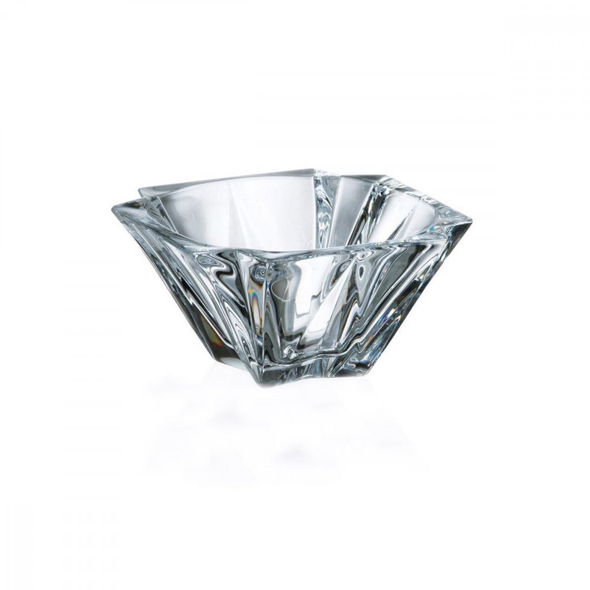 Bohemia Kristallen Saladekom Metropolitan Transparant 14,5 cm