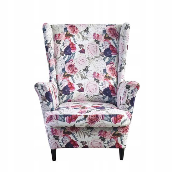 Hoes voor Fauteuil met Roze Bloemenprint - Comfortabel en Duurzaam