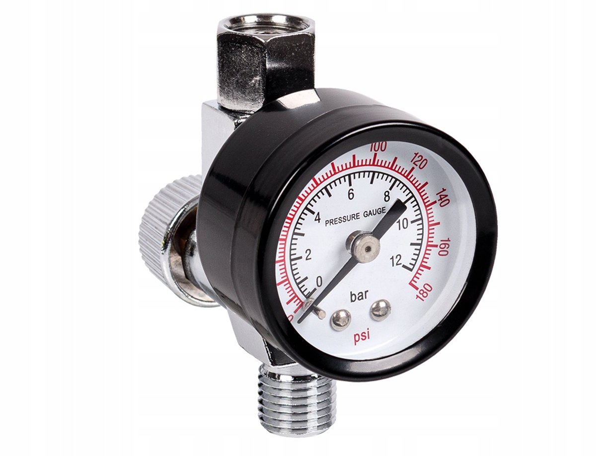 Luchtregelaar met Manometer 1/4'' | 12 Bar | NTools