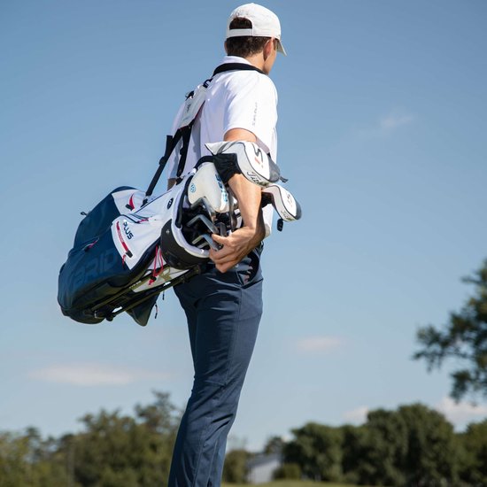 Big Max Dri Lite Hybrid Plus - Waterwerende Golftas - Standbag - Wit van Merkloos — afbeelding 2