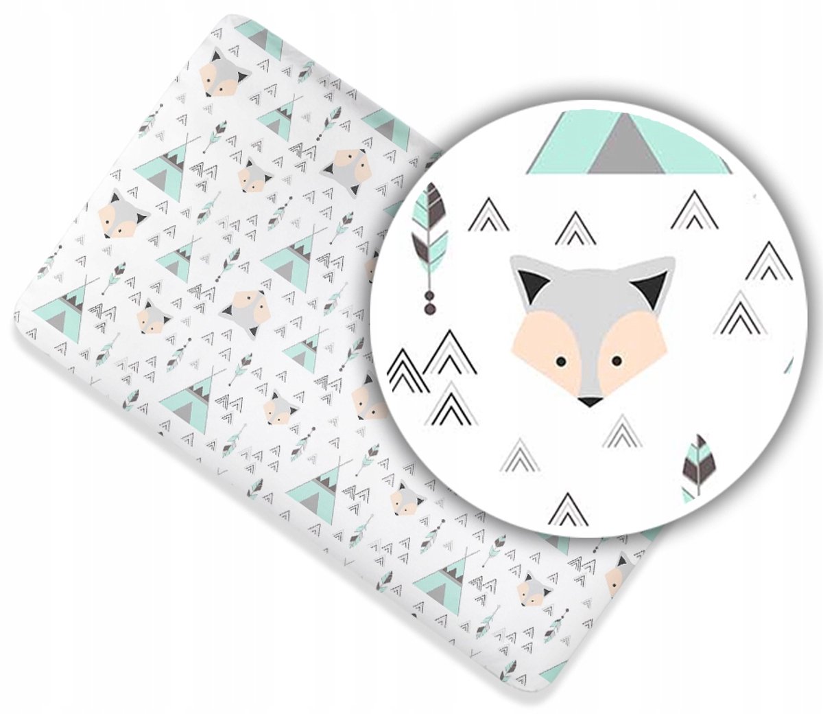 Hoeslaken Katoen 140x70cm met Elastiek - Like FOX