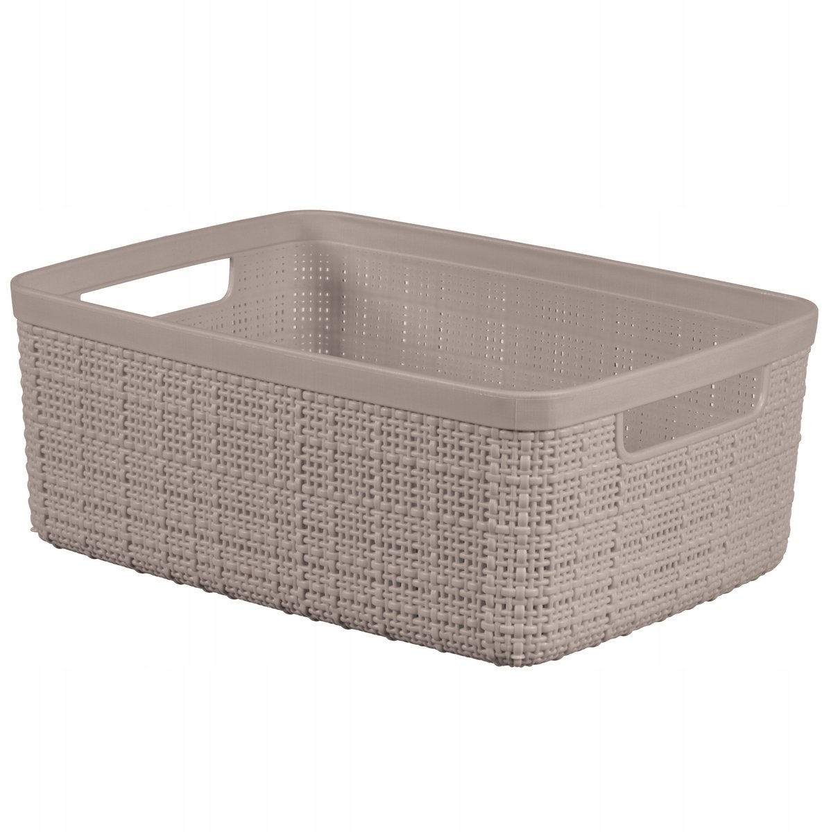 Curver Jute Opbergmand S 5L - Beige, Gerecycled Plastic