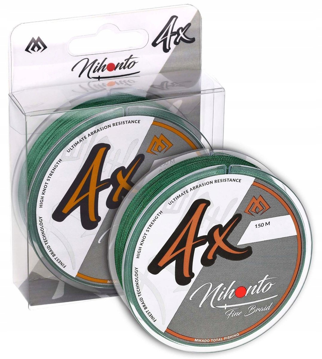 Merkloos Visserslijn 0,16mm 150m Groen - 4-strengs UHMW-PE