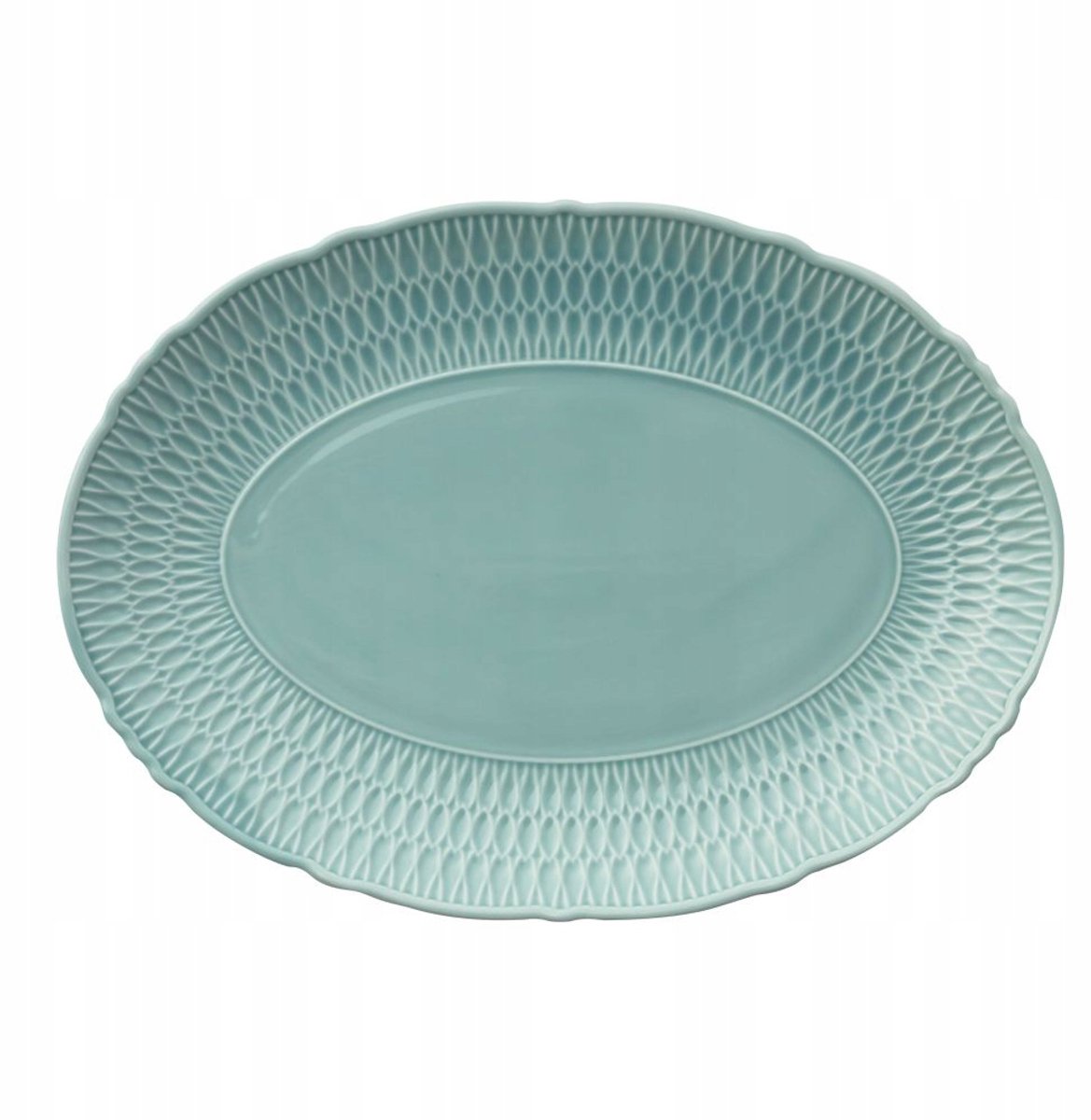 Ovaal Porseleinen Dienblad Sofia Lazuur 34 cm Ćmielów