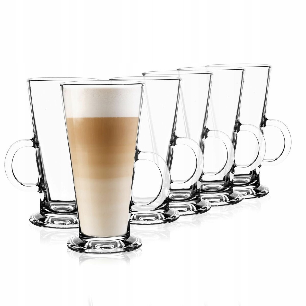 Tadar Caffe Latte Glazenset - 6 stuks, 250 ml