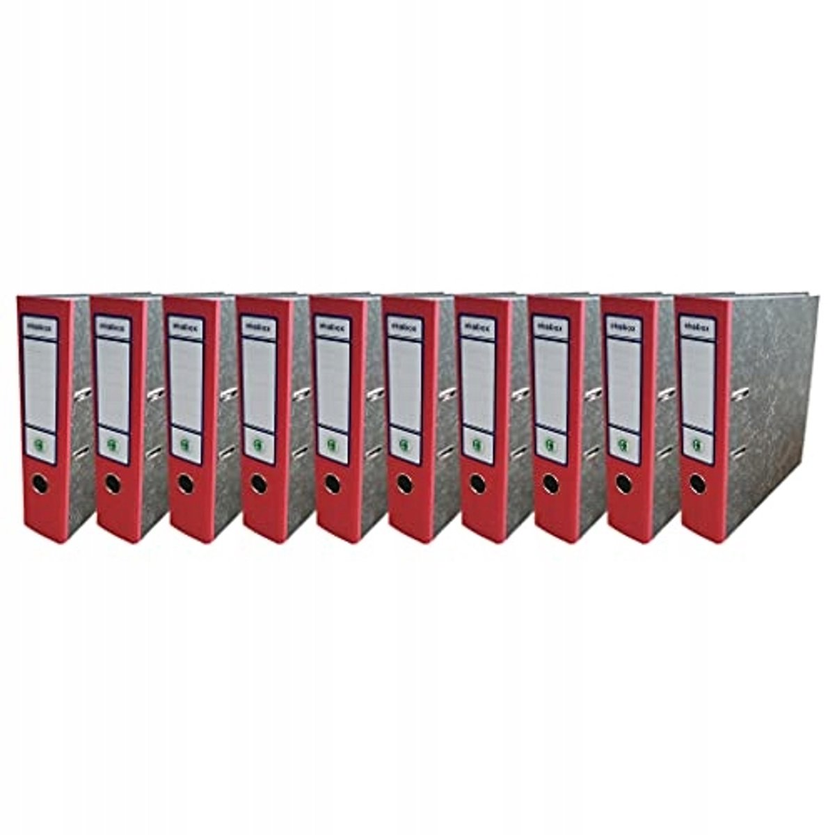 Ringband A4 75mm Marmer Rood Rug EKOBOX 10 st