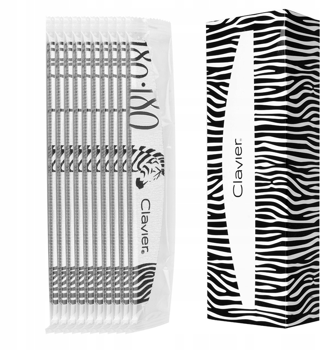 10x Nagelvijllaars Zebra 180/1800 - Hygisch & Duurzaam.