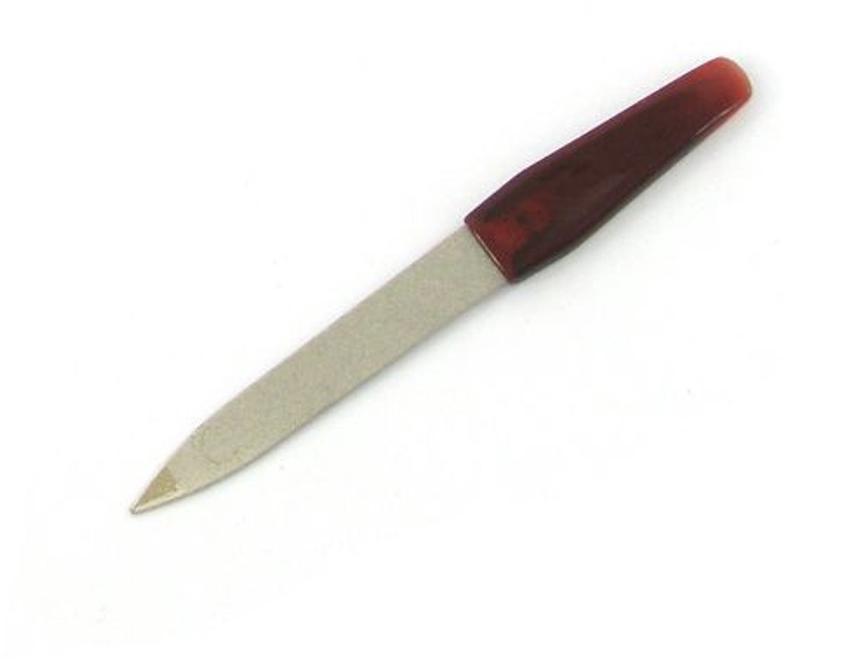 Saffier metalen nagelvijl - 9,5cm