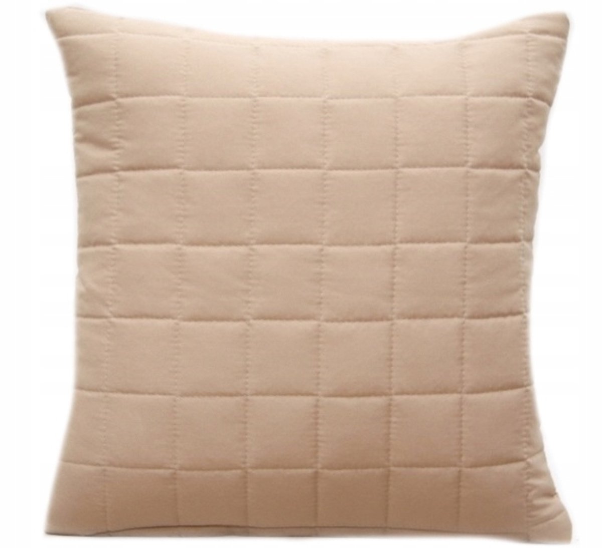 Gewatteerde Kussensloop 40x40 cm Beige - Zacht en Comfortabel