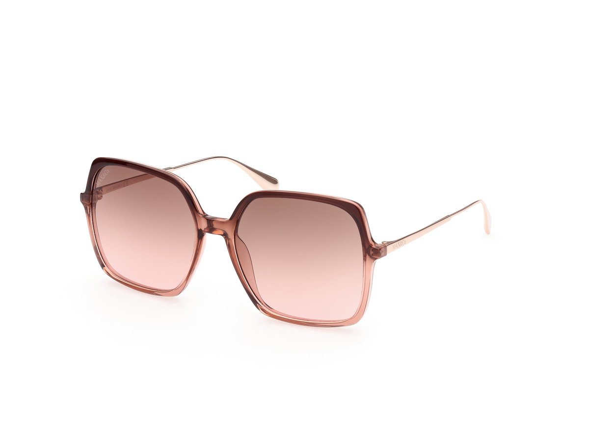 Max &co MO0010 Shiny light pink 57/17/140 WOMAN Zonnebrillen