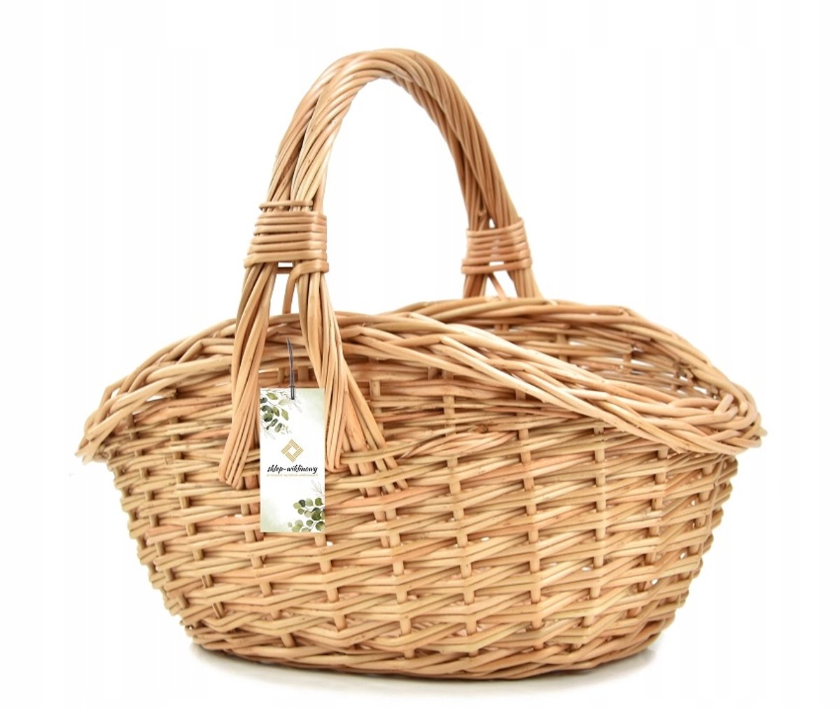 Gevlochten Paasmand & Cadeaumand - Natuurlijke Wikkel