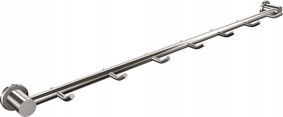 Andex Wandkapstok Badkamer 7 Haken RVS Chroom 563mm