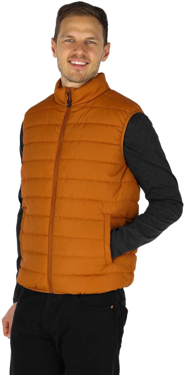 X-trail Ottawa Bodywarmer – Gewatteerd herenvest Bruin