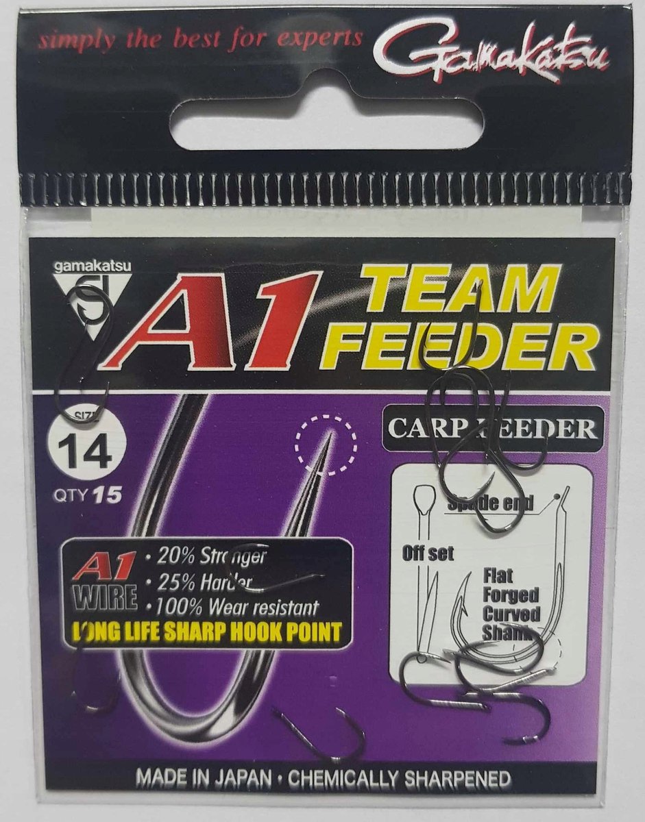 Gamakatsu A1 Team Feeder Carp Feeder (15 pcs)