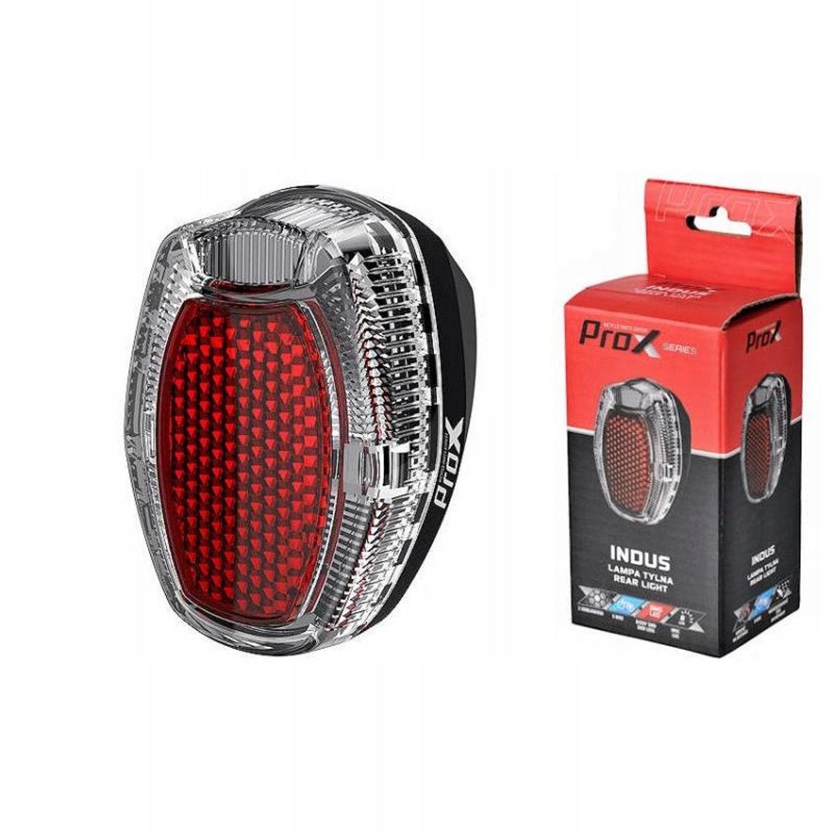 PROX Indus E-bike Achterlicht 12-80V met Remlichtfunctie