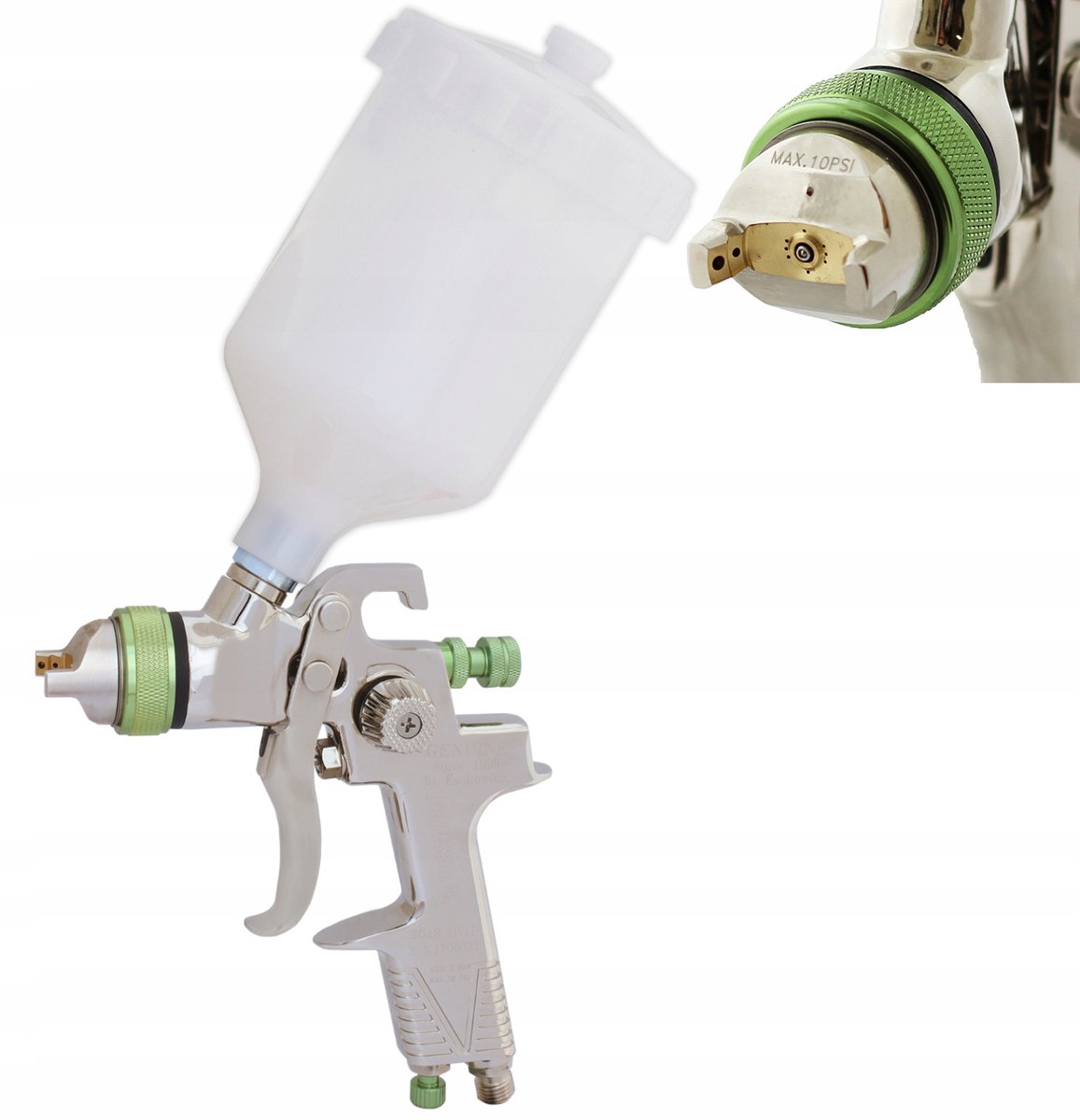 Professioneel HVLP Spuitpistool 1,7 mm - 600 ml tank