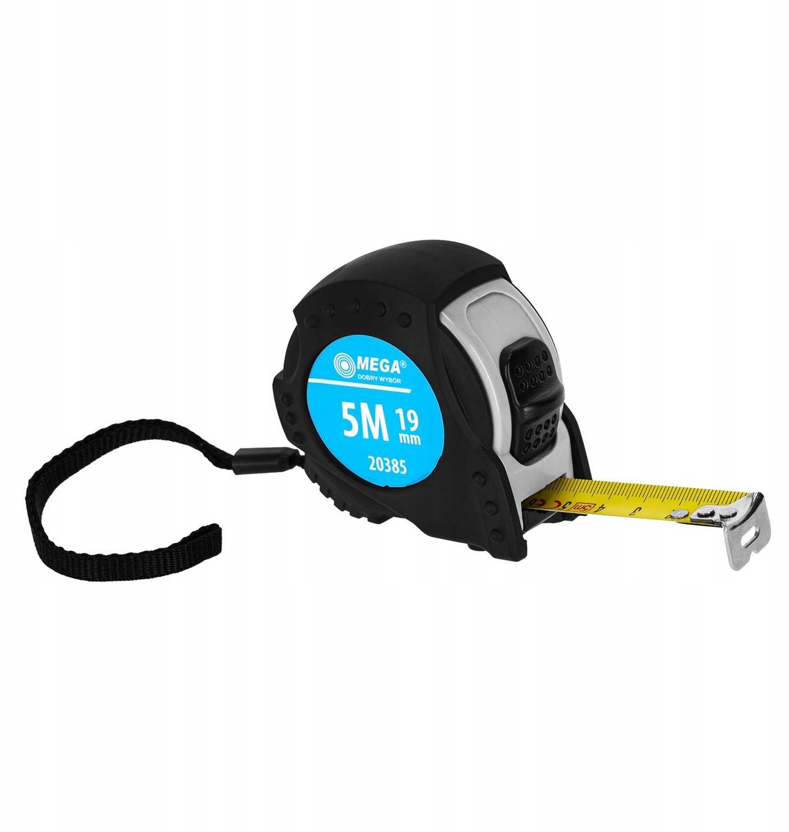 MEGA Rolmaat Rubber 5m 19mm - Stop Functie, CE MID Certificaat