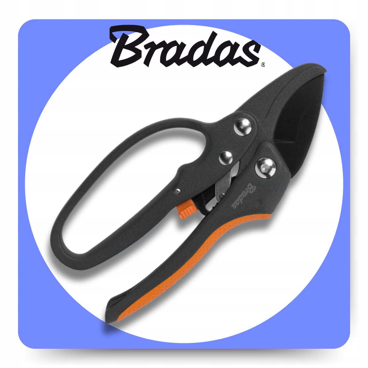 Bradas V-SERIES-P Snoeischaar - SK5 Staal, 4-Traps Mechanisme