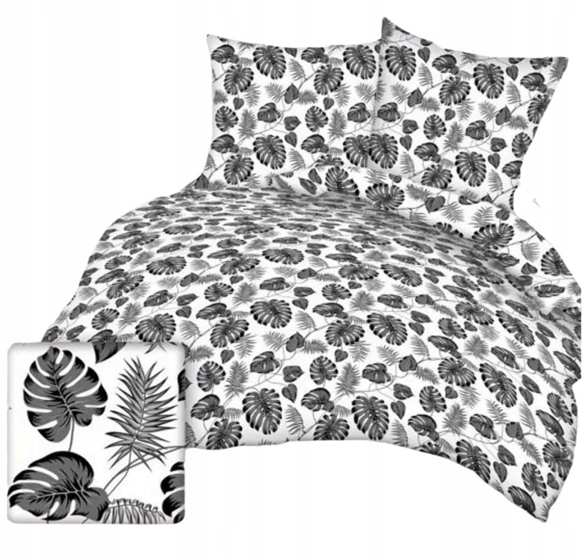 Kora Beddengoed Set 160x200cm met Bladeren en Knopen