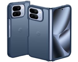 Hoesje Geschikt voor Google Pixel 10 Pro Fold - Matte Back Cover - Blauw