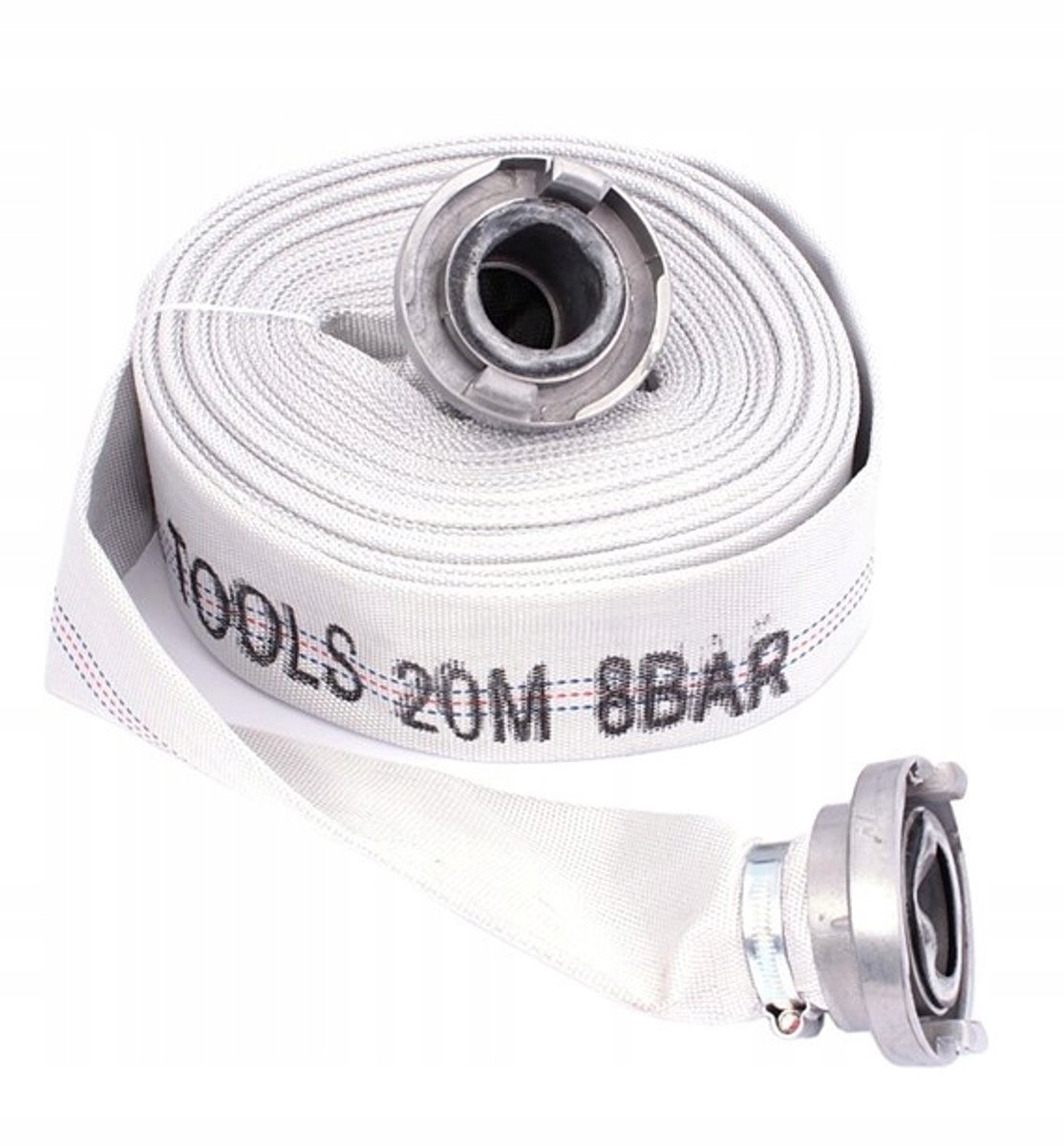 Brandslang 1" 30m 8 bar PVC voor water en afvoer