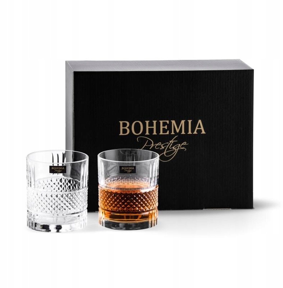 Bohemia Prestige Elegante Whiskyglazen - 6 stuks, 340ml