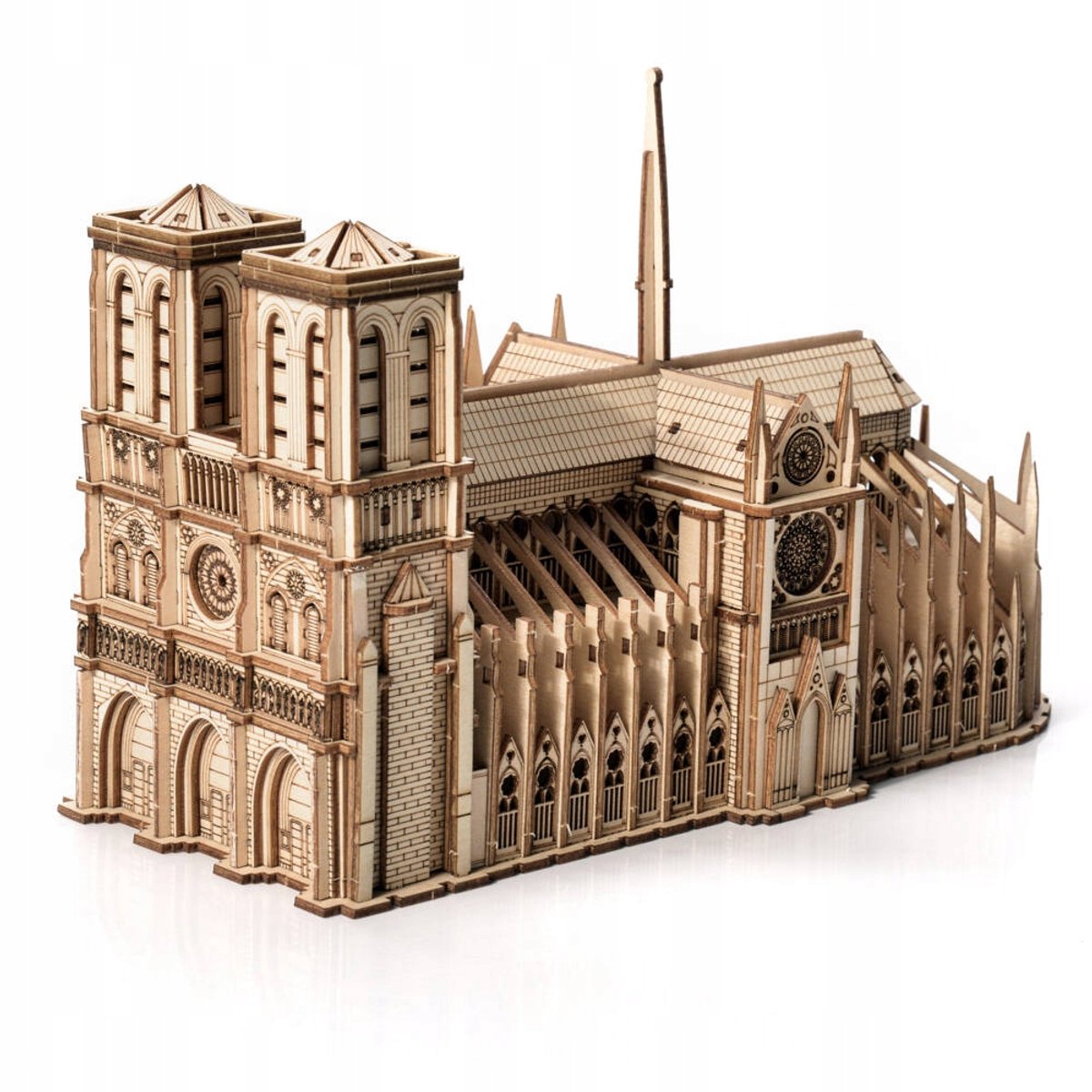 3D Houten Puzzel Kathedraal van Notre-Dame - Decoratief Model