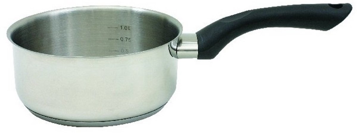 Ambition Vikos Steel Pan 1L - 14cm - Met Maatverdeling