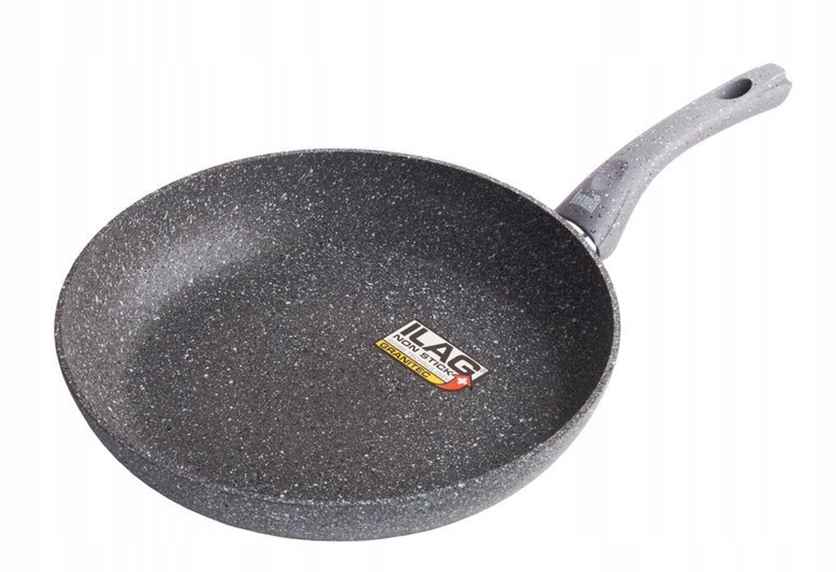 Berretti Steen Koekenpan 20cm met ILAG Granitec Anti-aanbaklaag