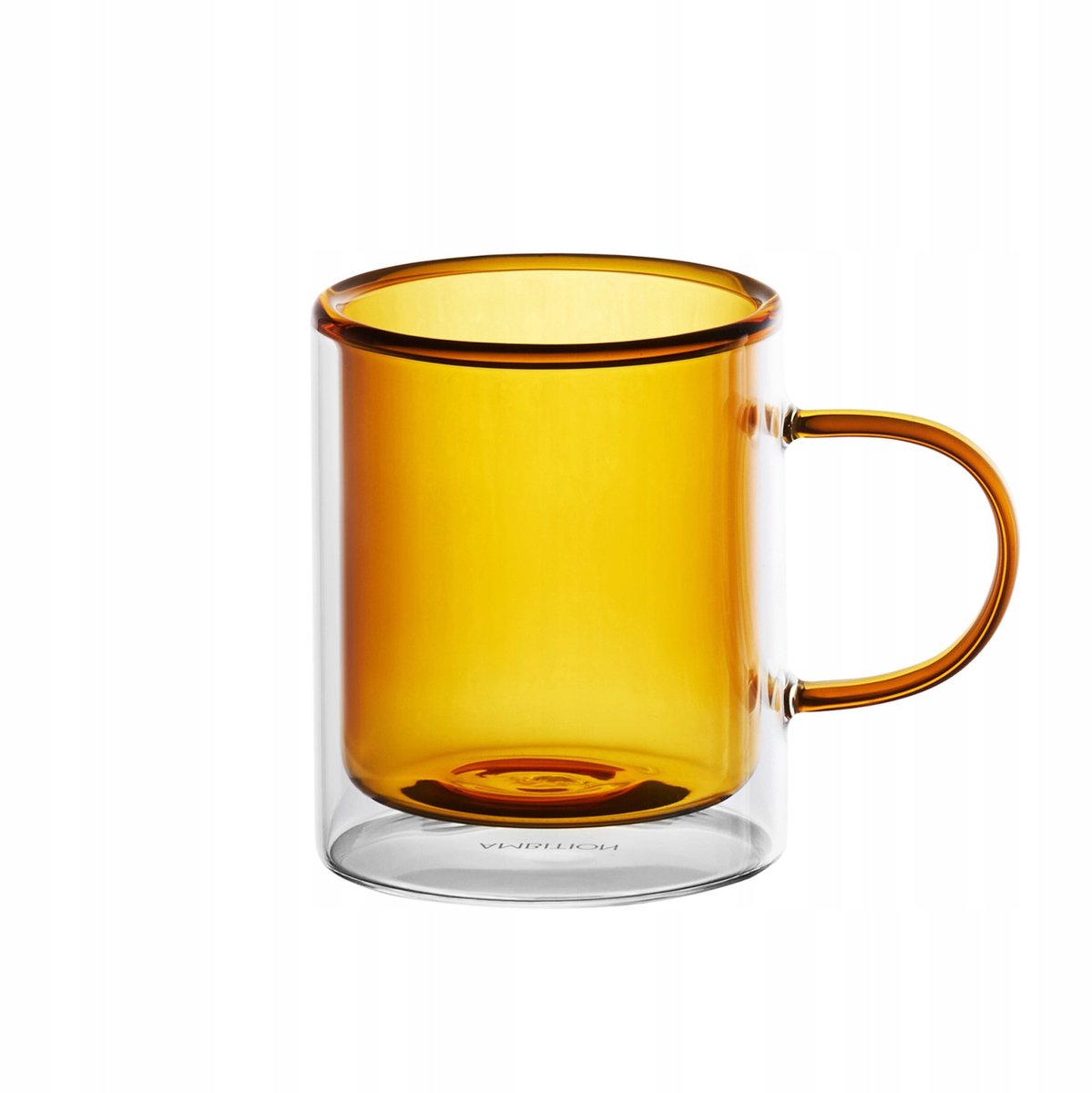 Gele Thermische Glas Fuzzy 350 ml - Dubbelwandig & Vaatwasmachinebestendig
