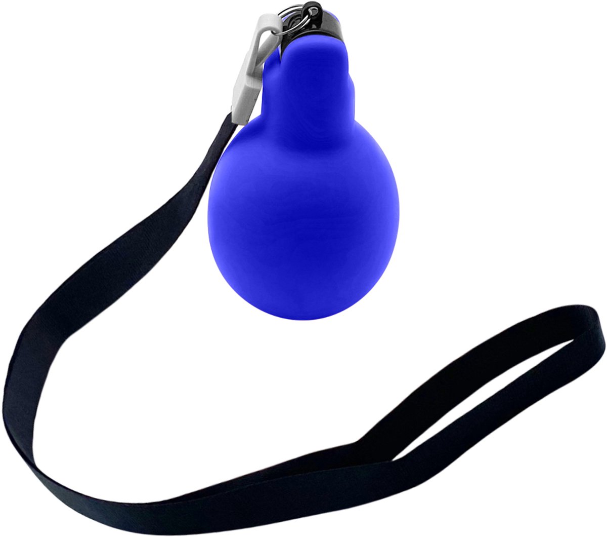 Kavna Knijpfluit met Koord - Handfluit - Scheidsrechterfluitje - Hondenfluitje - Noodfluit bij Ramp - Blauw