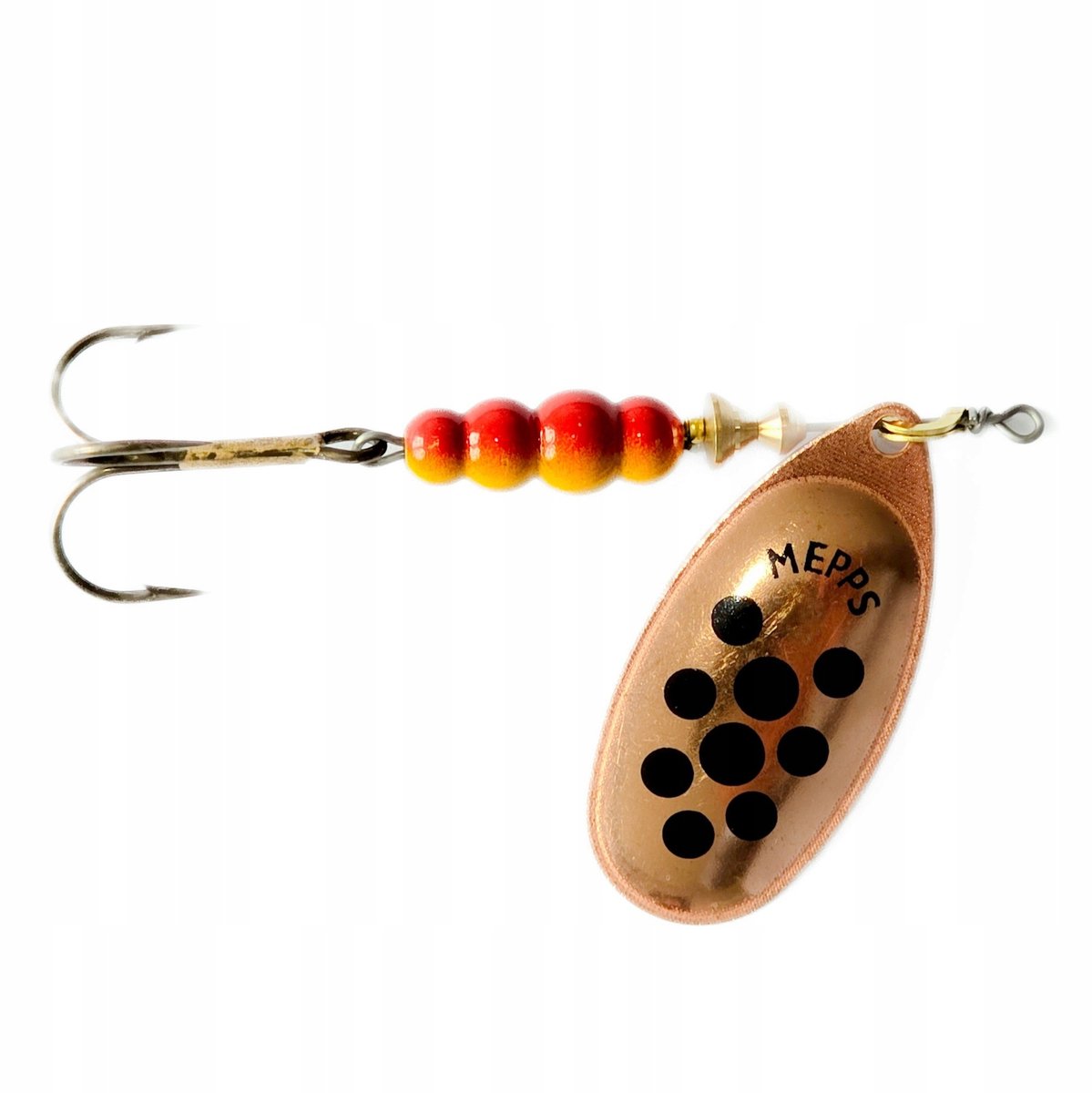 Mepps Aglia Decorees Spinner 5 / 13g Koper / Zwarte Stippen