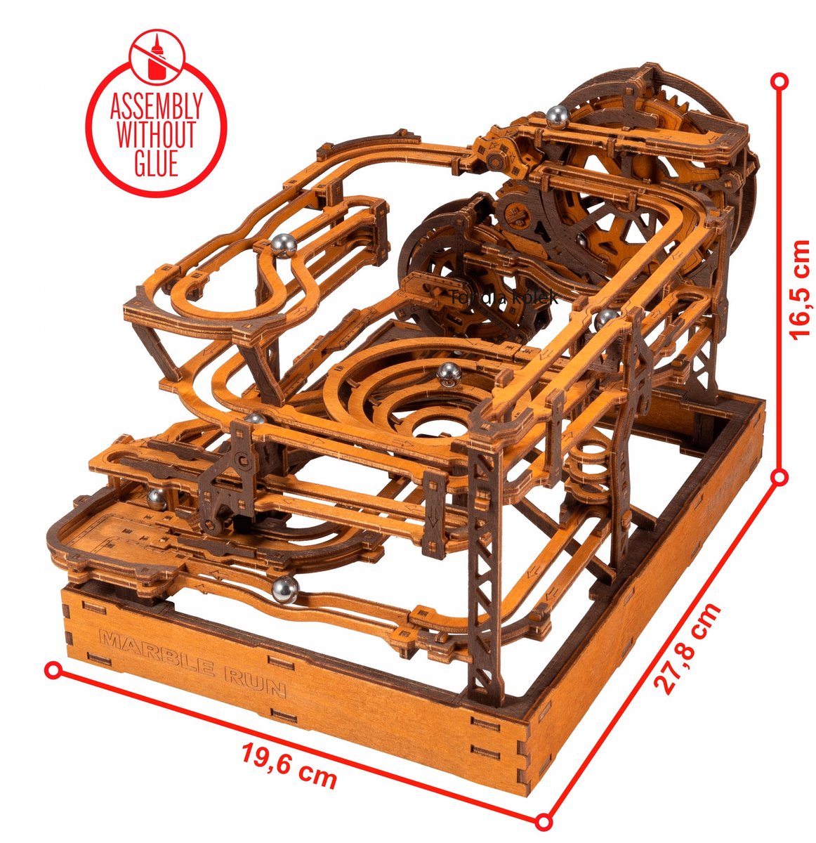 WoodenCity 3D Houten Marble Run - Mechanisch Model
