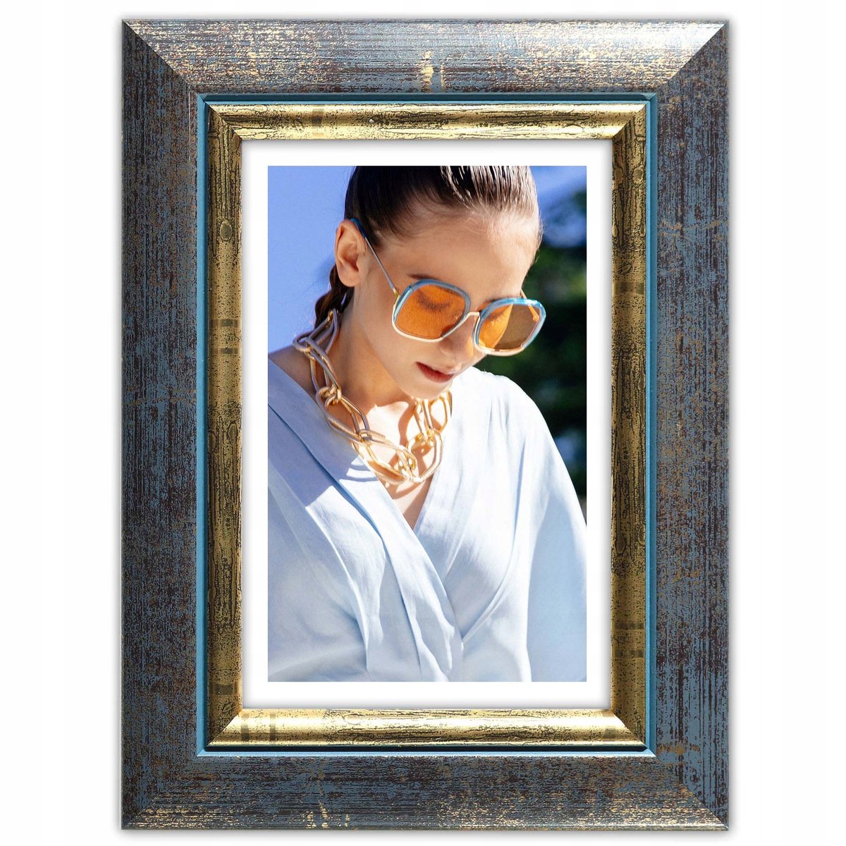 Houten Fotolijst Zilver 24x18 cm Decoratief