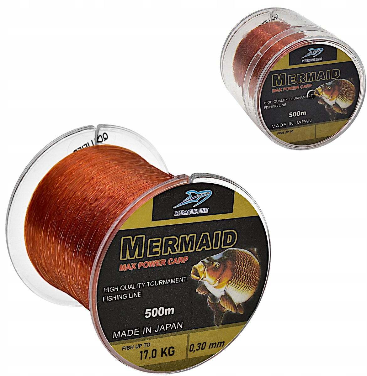 Mermaid Carp Vislijn 0.30mm 17kg 500m - Sterk & Zacht
