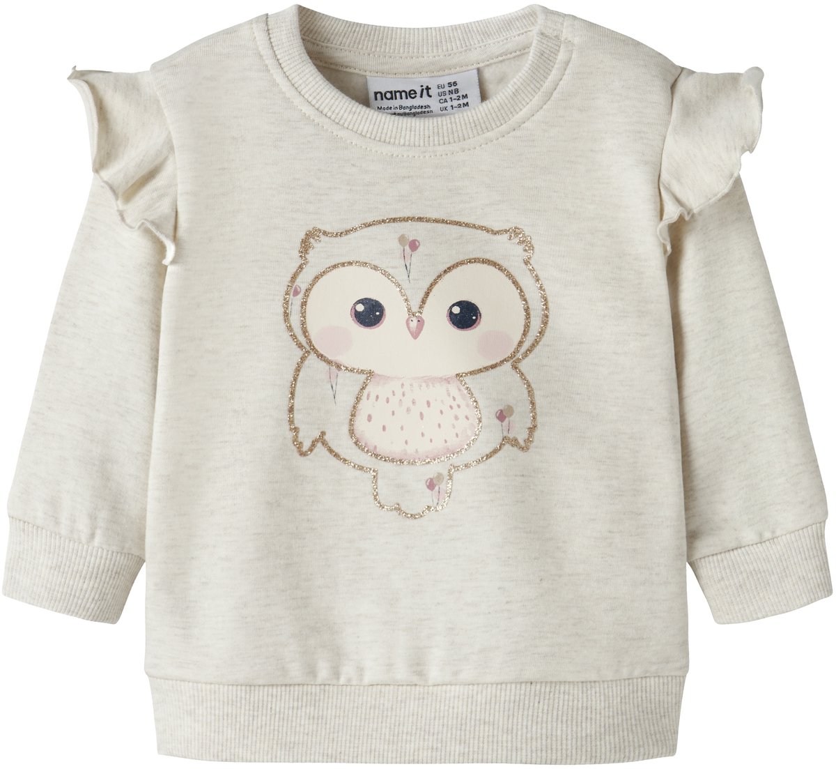 NAME IT - NBFNILDA LS SWEAT BRU - Baby - Vesten