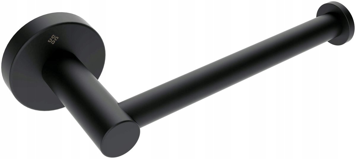 Deant Jasmin Nero Toiletrolhouder - Mat Zwart, RVS