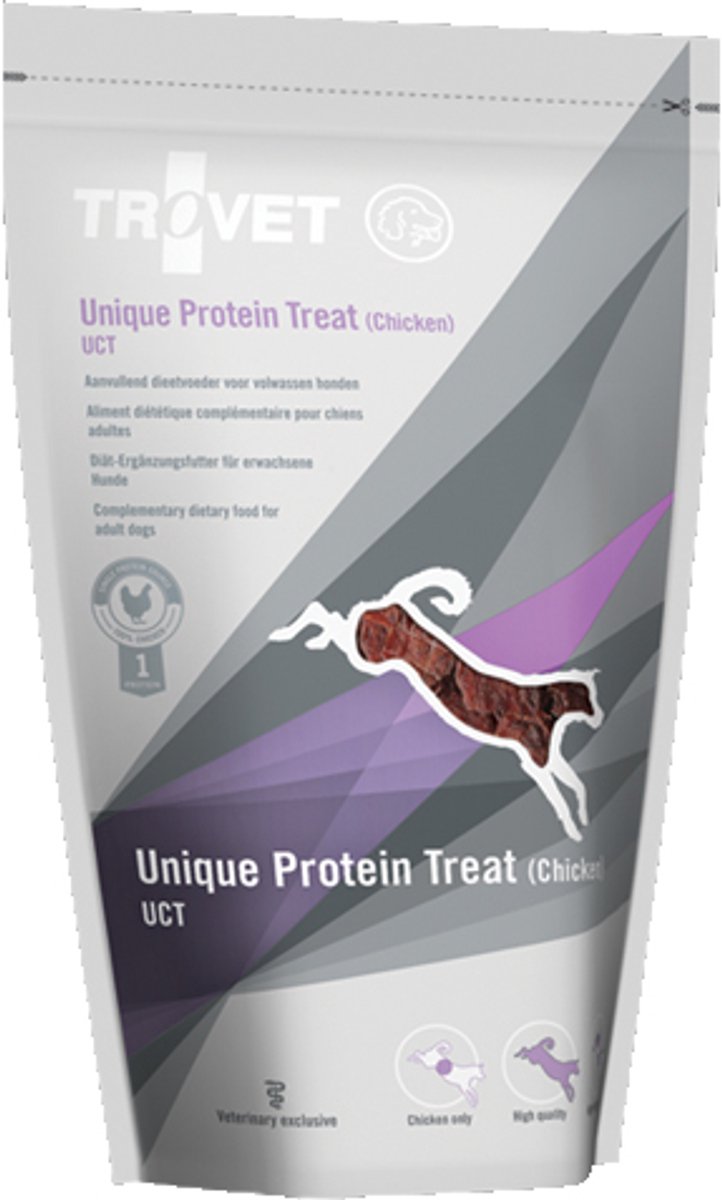 Trovet UCT Unique Protein Treat Chicken Hond 8 x 125 gram