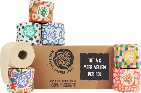 The Good Roll Panda Edition – 24 rollen – 2-laags bamboe