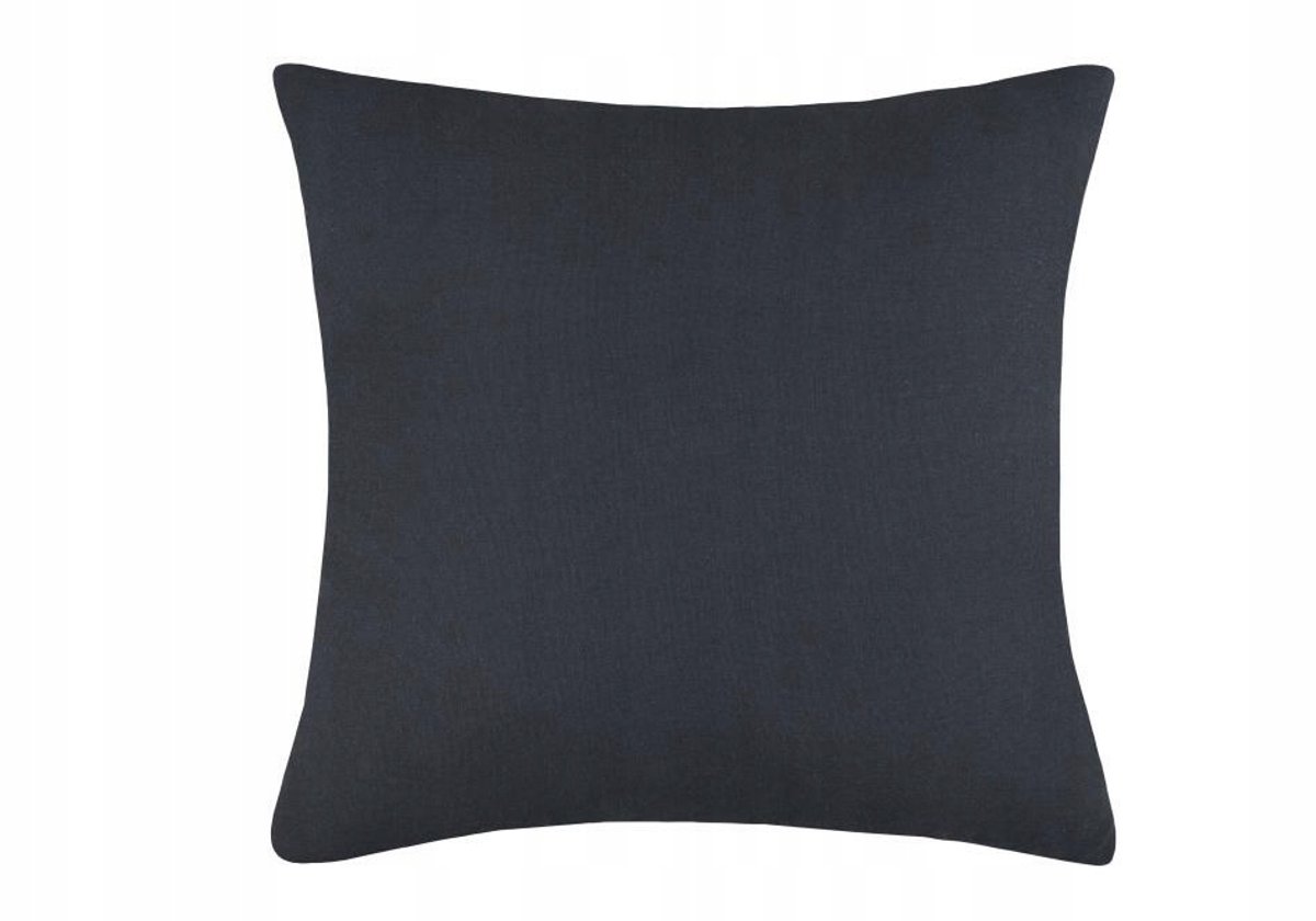 Decoratieve DUO Kussenhoes Antraciet 40x40 cm - Stijlvol & Comfortabel