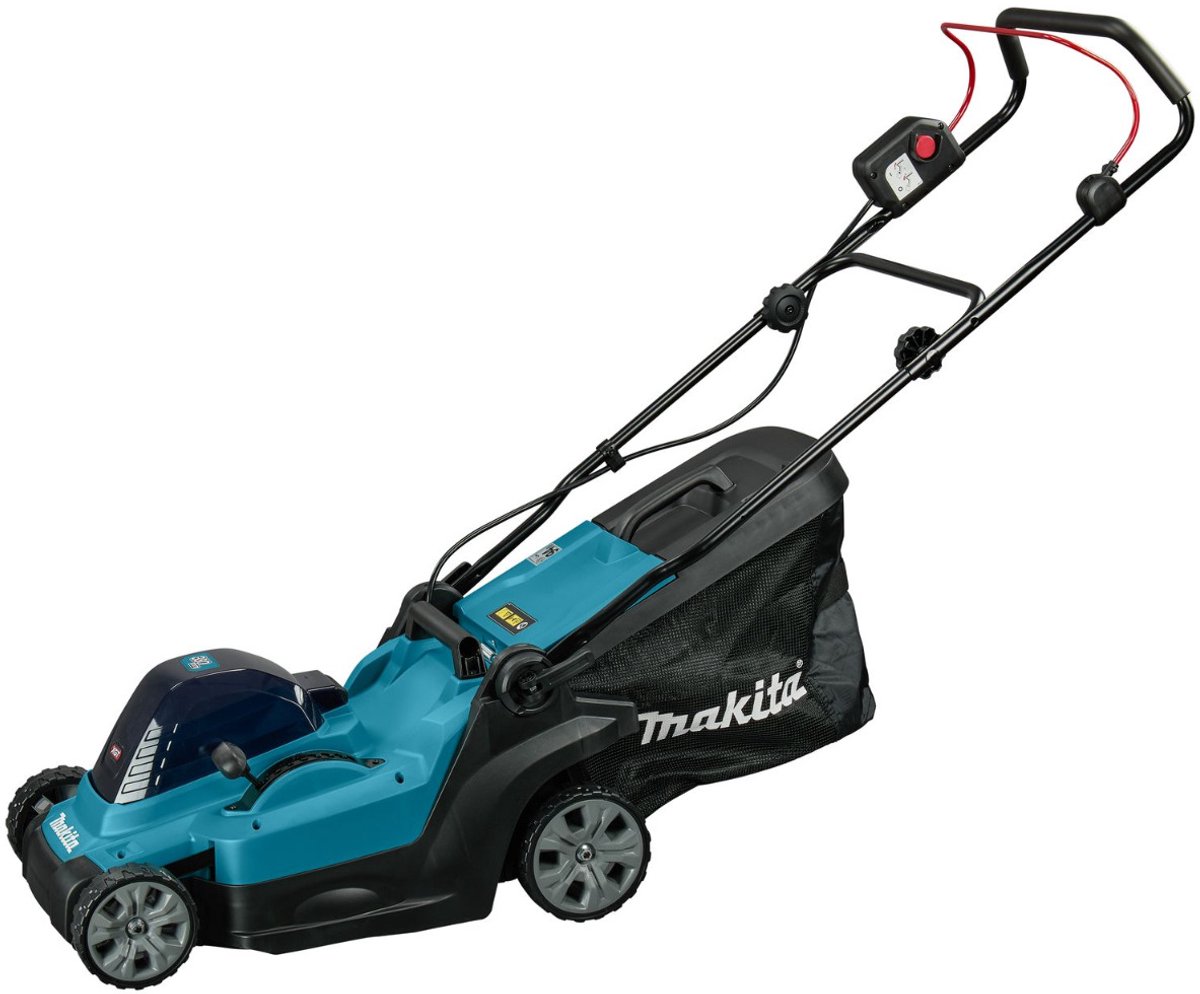 Bol.com Makita Tuinapparatuur - 40V ACCU-grasmaaier, 38 cm bereik, zonder accu, oplader LM003GZ aanbieding