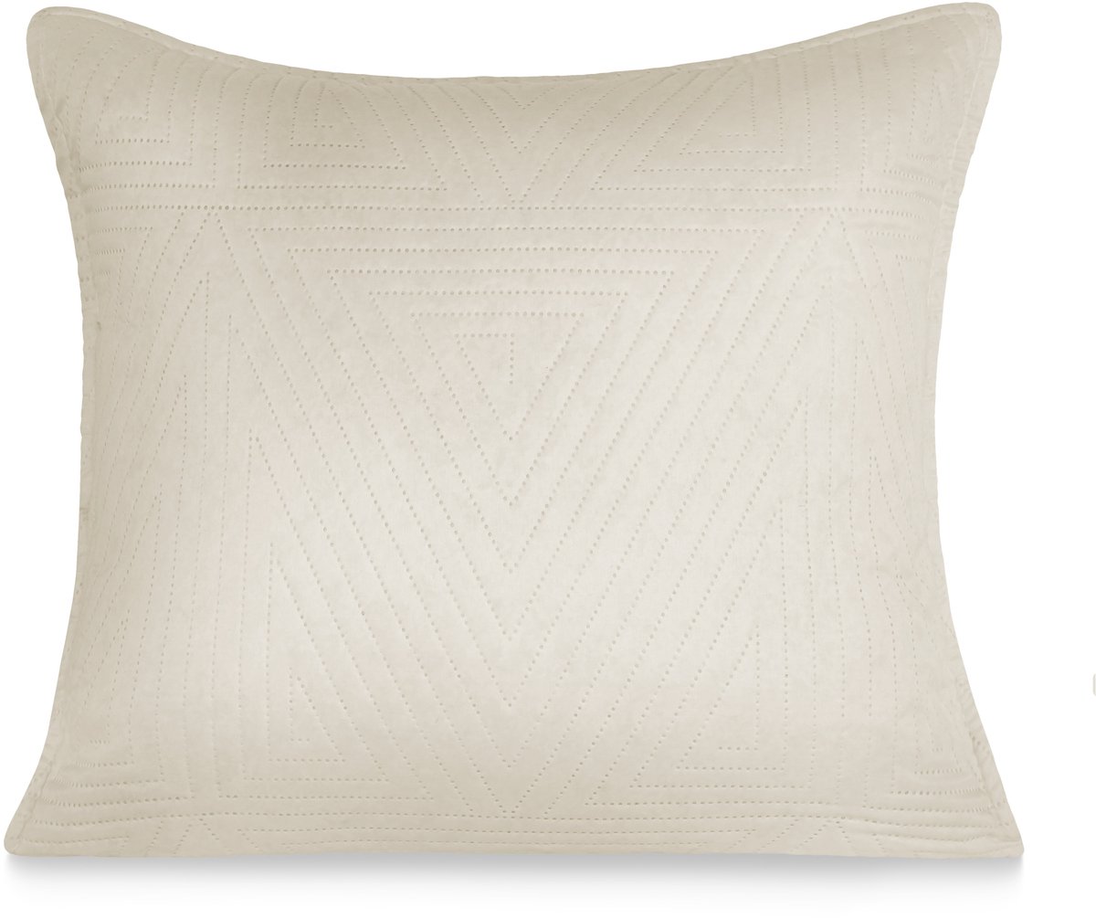 Decoratieve Kussenhoes Trio 45x45cm - Zacht Beige Microvezel