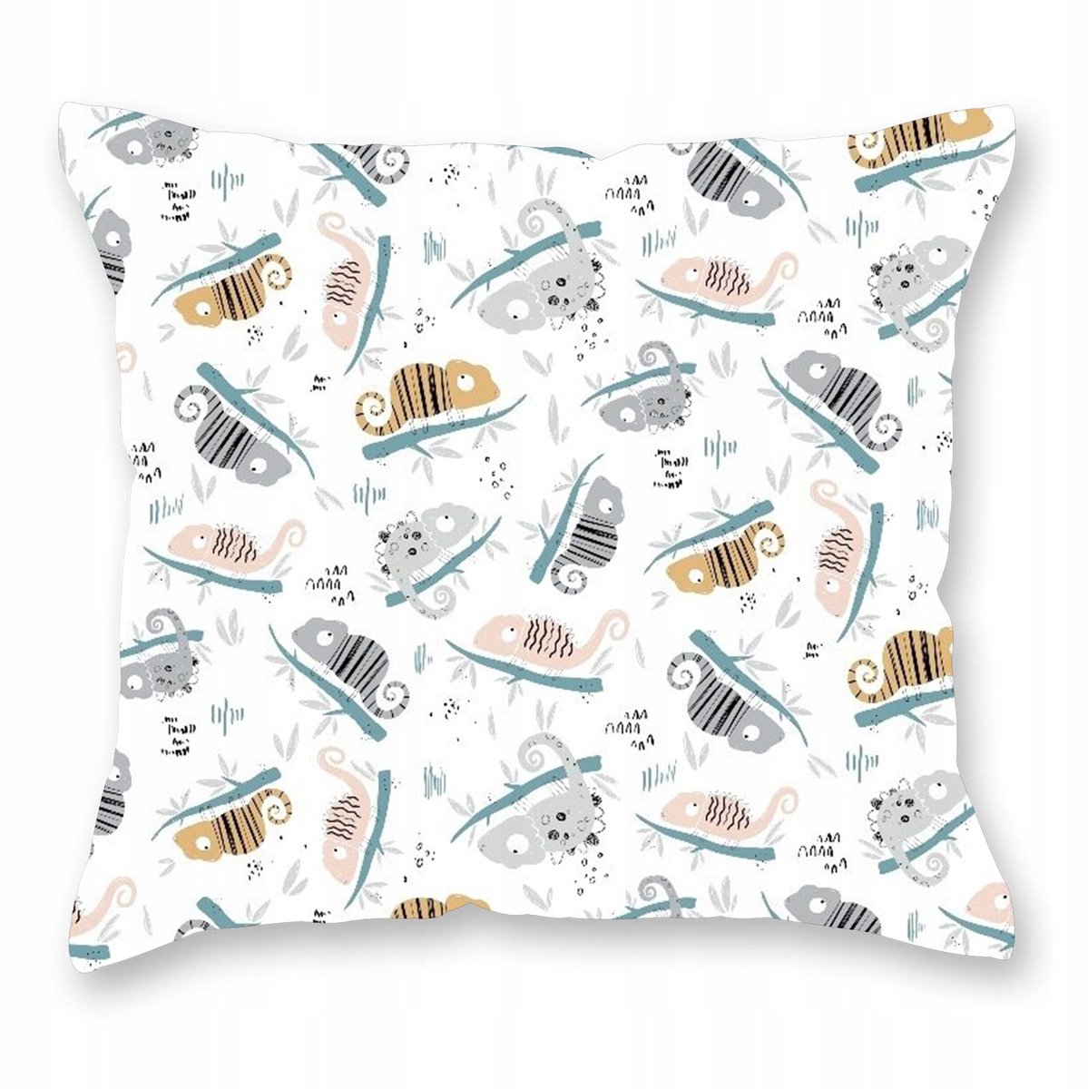Kameleon Katoenen Kussensloop 40x40 cm Wit