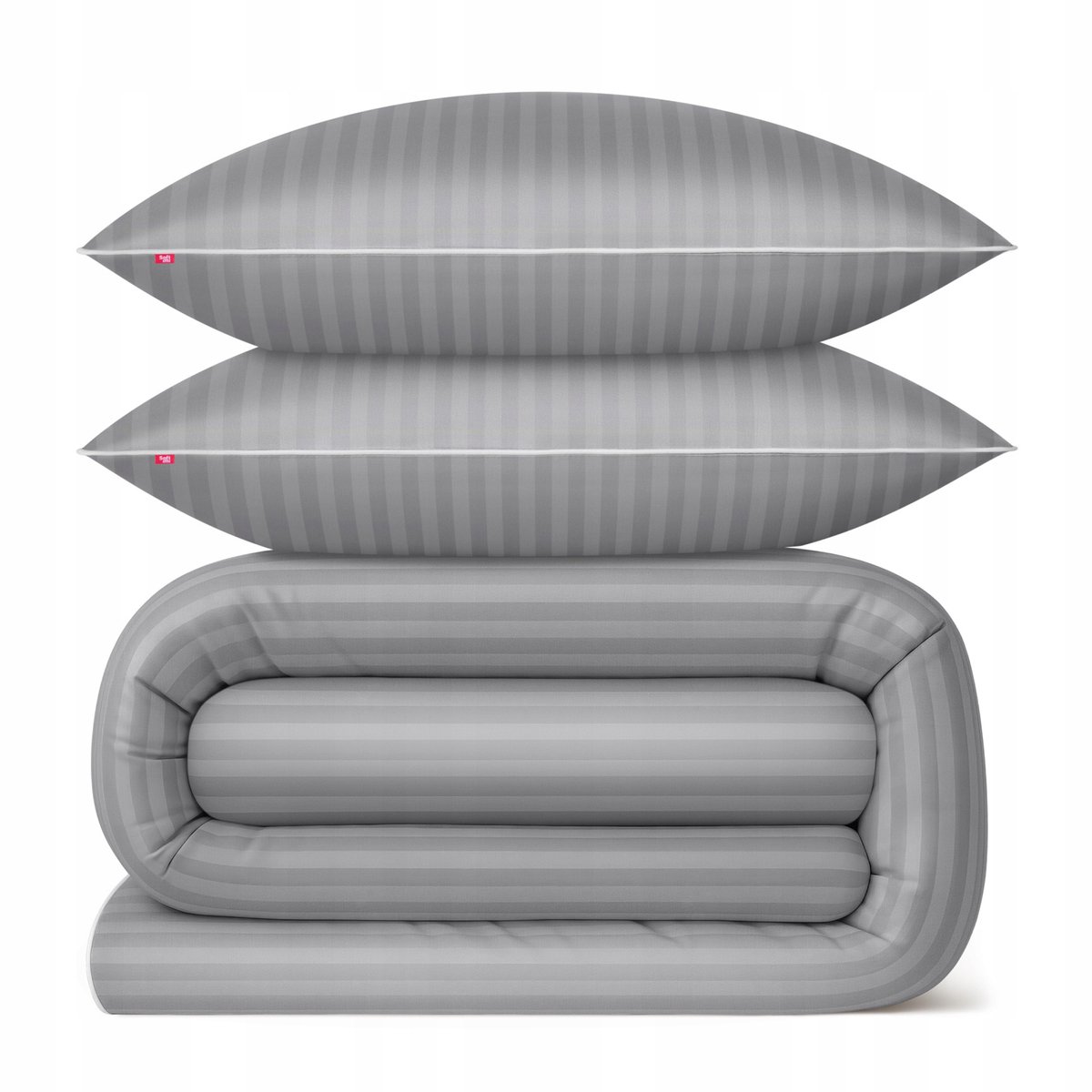 Softimi Damast Beddengoed 200x220 cm, 100% Katoen, Grijs
